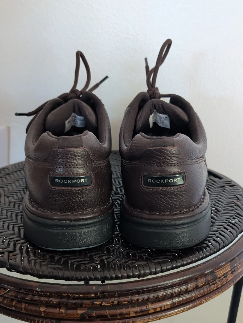 Rockport Men's Shoes Eureka Plus Brown Mudguard Oxford Size 9.5